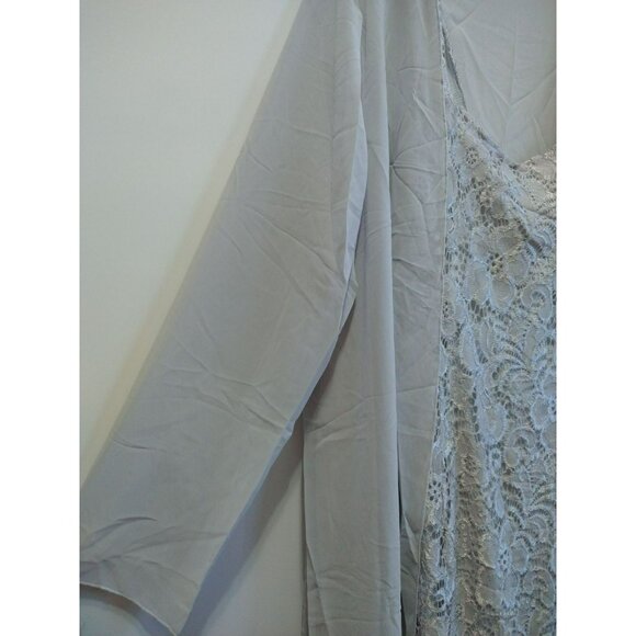 2 pc Sheath Lace Dress (Wedding Guest/Dinner/Date night/Event Dress) Size M - Picture 2 of 12